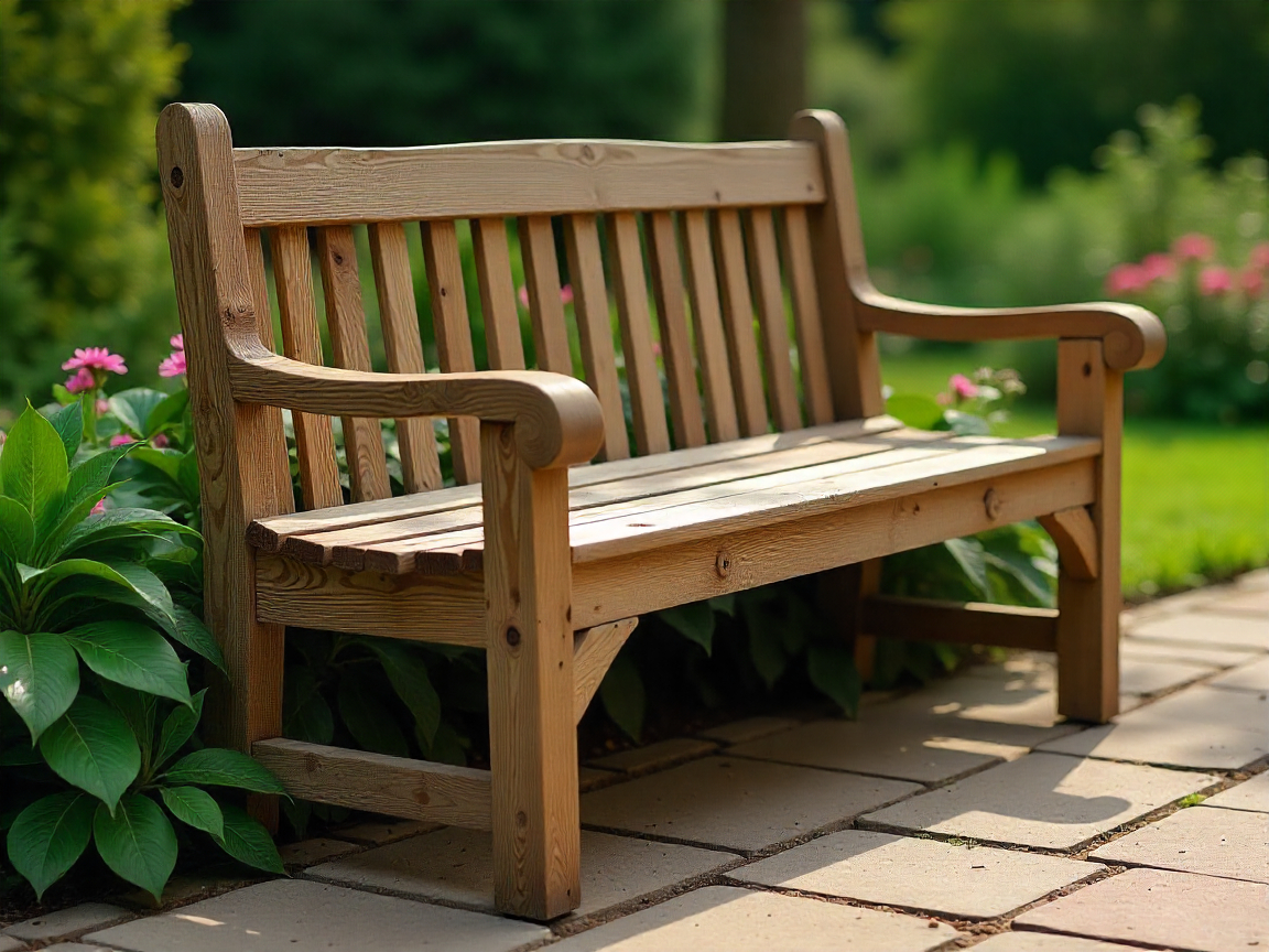 Wooden Garden Bench Restoration